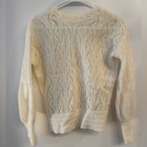 Sezane Nathalia Jumper Écru. - Size XXS